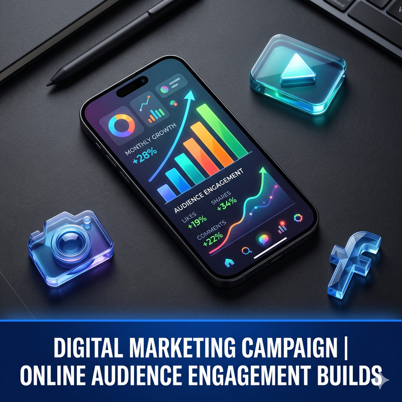 Digital Marketing Campaign Optimization Service Web Presence Engagement Boost