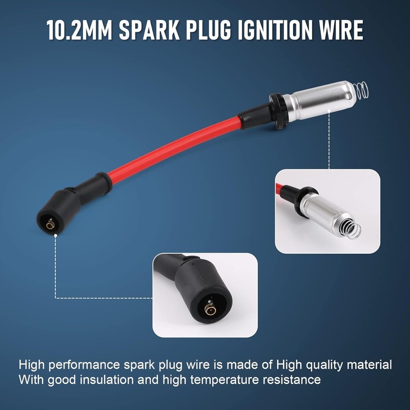 High Performance Spark Plug Ignition Wire for 2000-2009 Chevy GMC V8 gallery