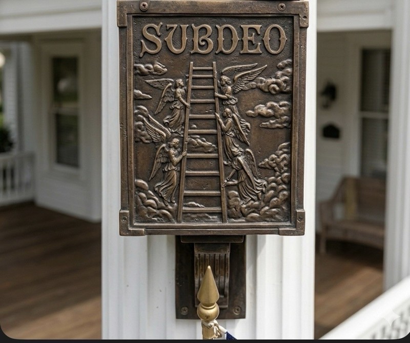 SUBDEO™ & SUBORDINATUS™ : Patriotic Christian / Menuzah display above flag!! gallery