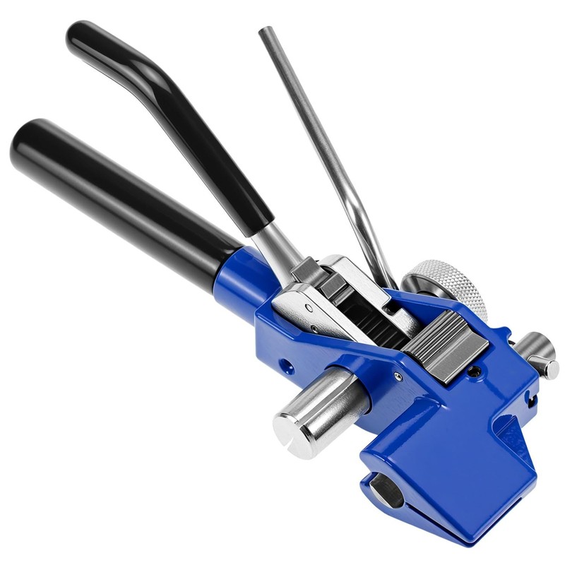 QWORK Stainless Steel Cable Tie Gun Banding Tool Strapping Tensioner 4-20mm gallery