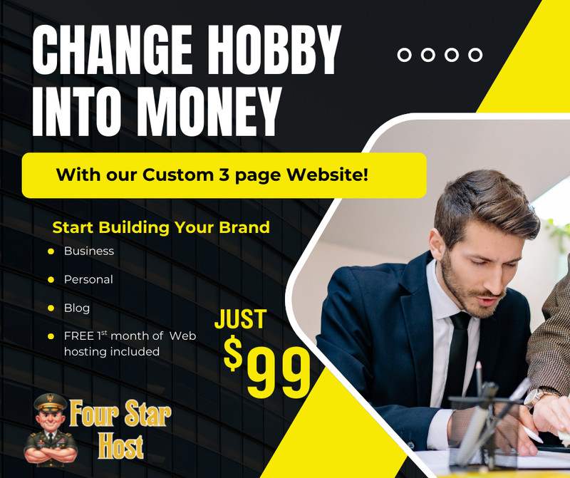 Kickstart Your Website: 3-Page Design + 1 Month Free Hosting!