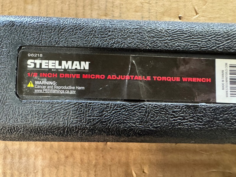 STEELMAN 1/2 Inch Drive Micro Adjustable Torque Wrench 96218 30 to 250 Ft. Lb. 1 gallery