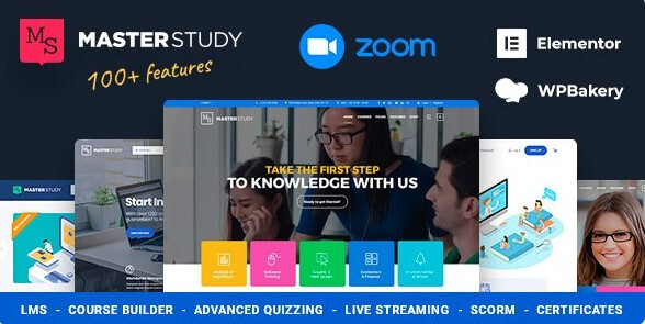 Masterstudy V4.8.6 University College Education Theme WordPress Theme GPL