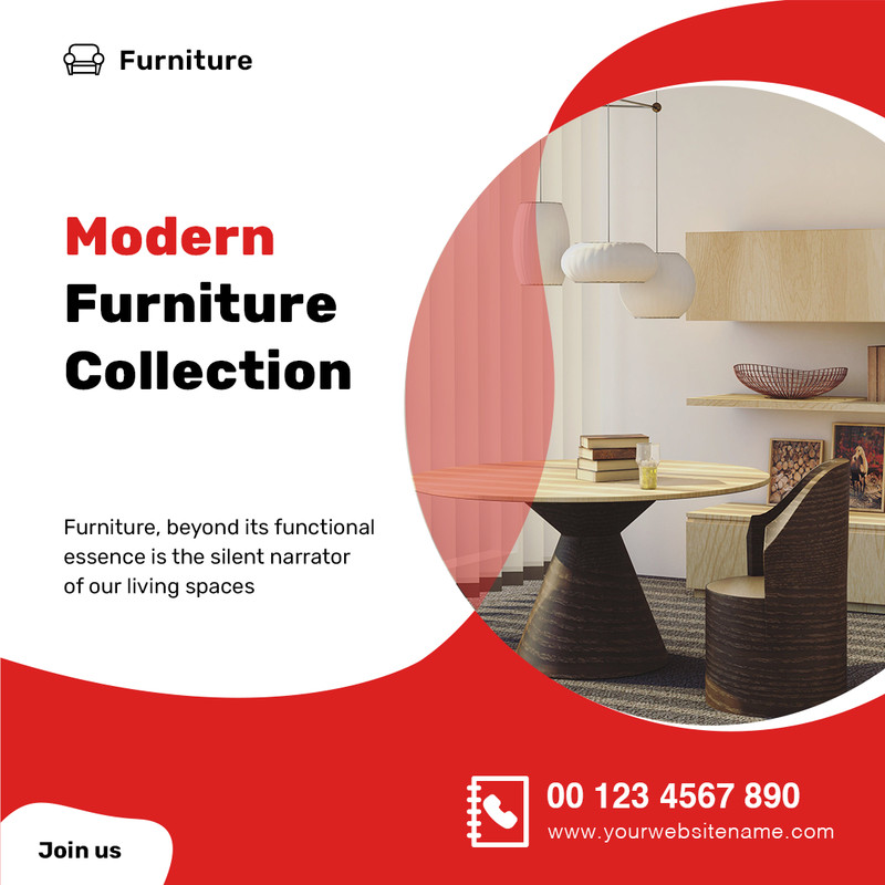 Modern Furniture Social Media Templates gallery
