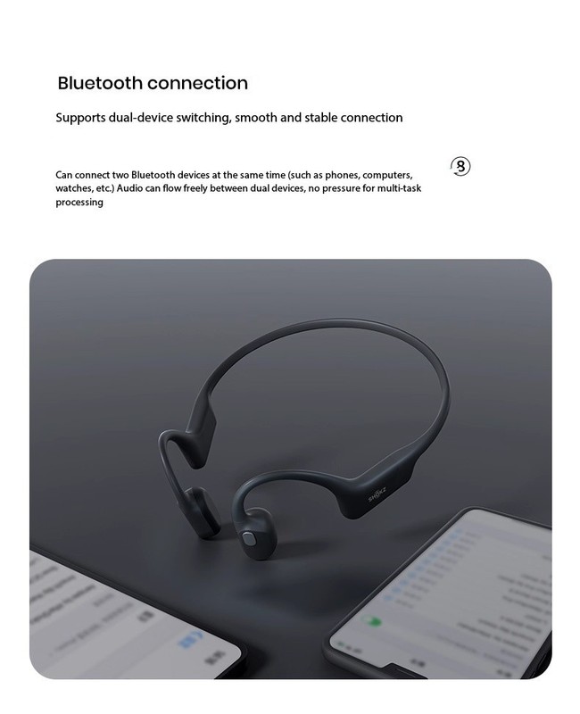 Shokz OpenRun Air S803 Bone Conduction Wireless Bluetooth Sports Earphones gallery