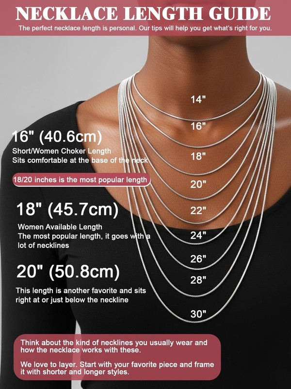 FOCALOOK Snake Chain Necklace, 1/1.2/1.5/2mm 14K Gold Plated Womens Chains | ... gallery