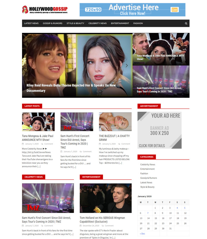 Fully Automated Celebrity Gossip Video Website