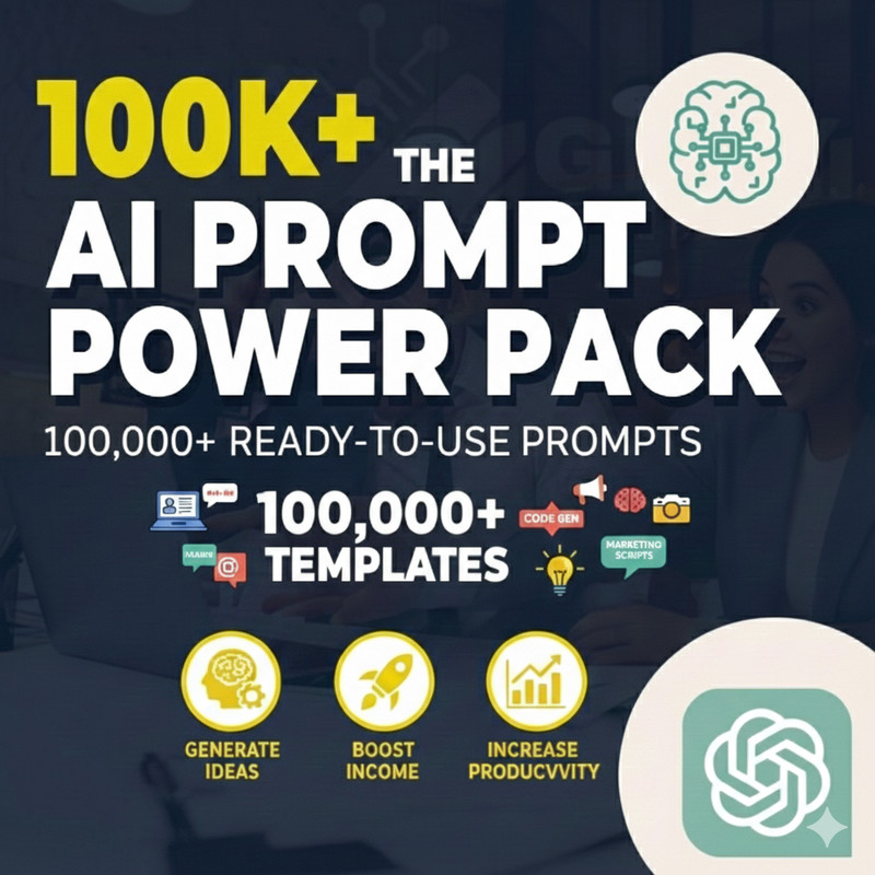 100,000 AI Prompts Library ChatGPT Midjourney Claude Marketing Business SEO GIT