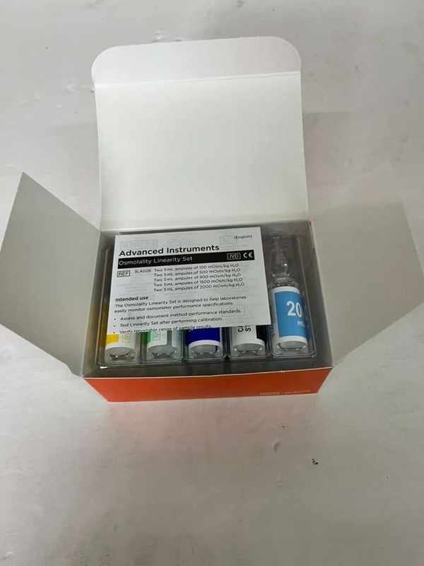 smolality Linearity Set, 100-2,000 mOsm/kg H2O, 5x2x2ml ampules
