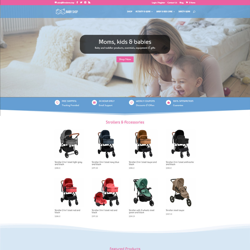 Baby Dropshipping Store | Turnkey Dropship Business Website