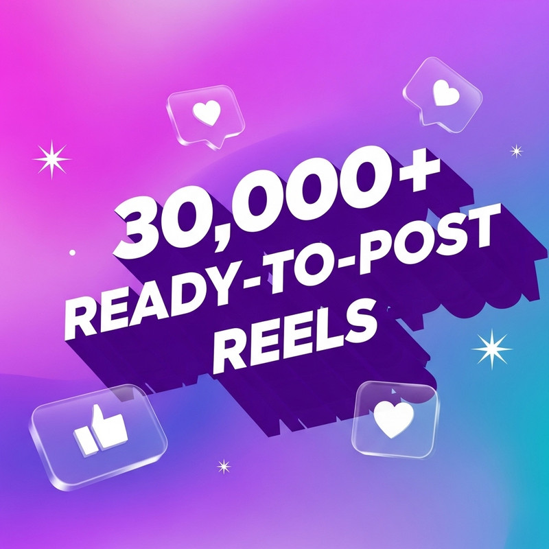 Massive Bundle of 30,000+ Reels Videos – Perfect for Instagram, Facebook gallery