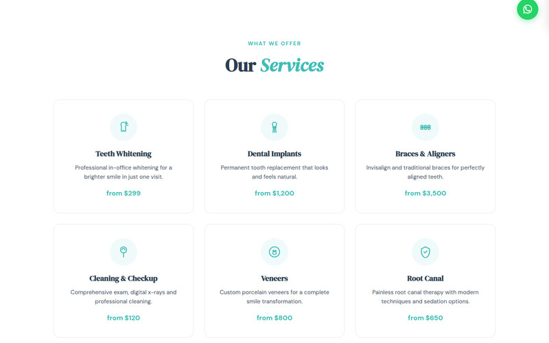 Dental Clinic Website - Professional HTML Landing Page - Medical - Responsive gallery
