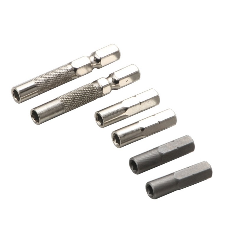 Practical Bit Adapters 1/4Inch to 4mm Converter for Easy Tool Compatibility 6PCS gallery