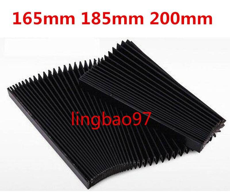 Flexible CNC Engraver Machine Protective Flat Accordion Bellows Cover Tool 200mm