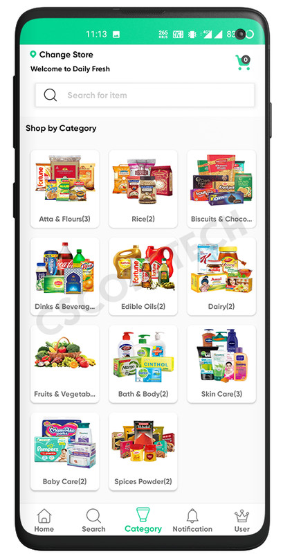 GoServe Multi-Vendor Food, Grocery, Pharmacy Delivery Android App + Admin Panel gallery