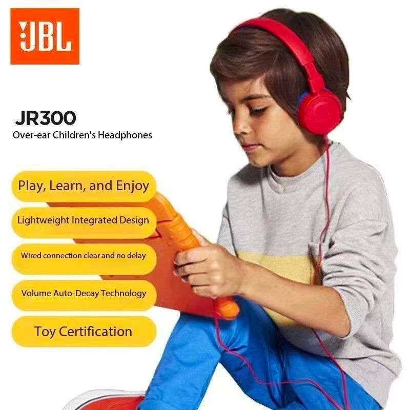 JR310 JBL 儿童耳机头戴式耳机通话带麦克风网课学习安全保护听力 gallery