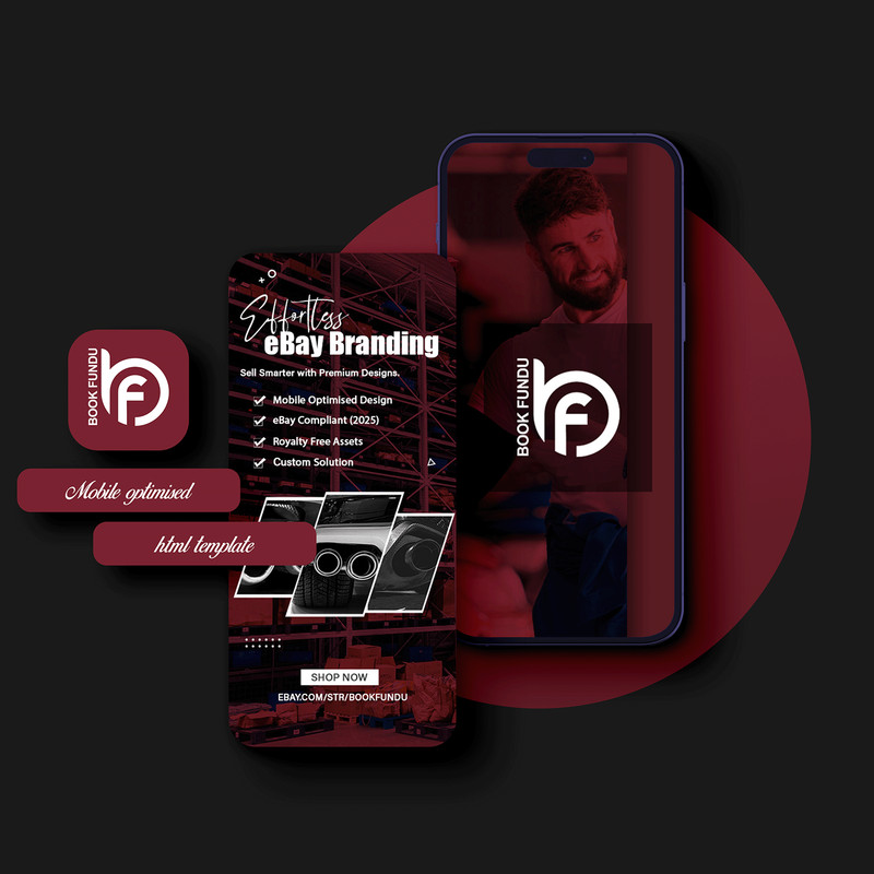 Custom eBay Motors Storefront Design & Listing Template – Automotive Industry