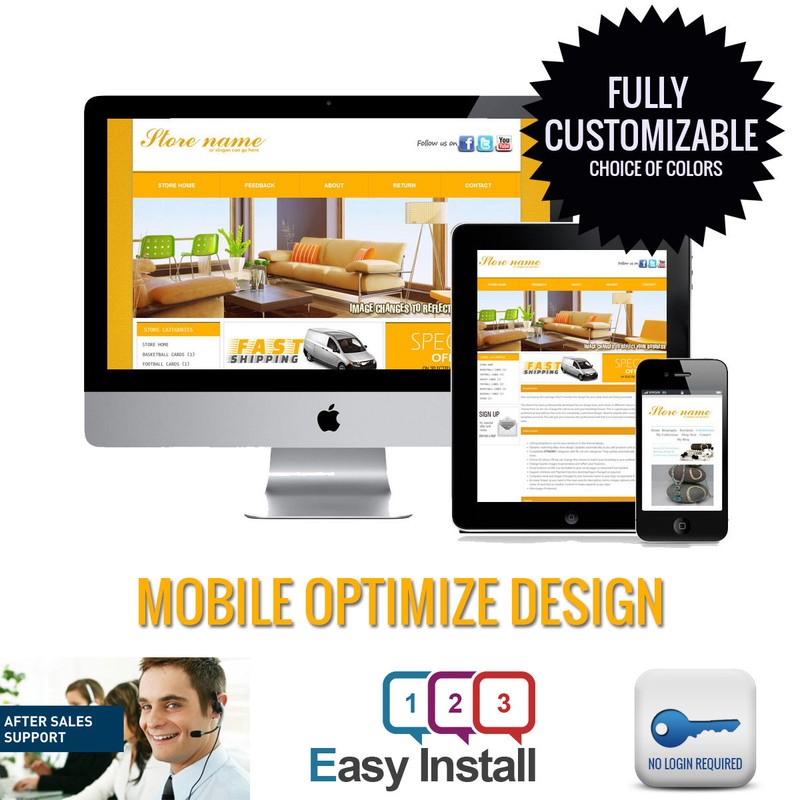 Professional eBay Design Listing Template and Store Layout Theme 2021 gallery
