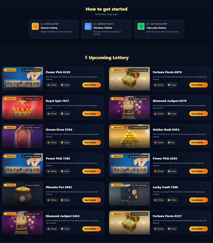 PrizeKing PHP Contest & Rewards Management System | Android App | Laravel Admin gallery