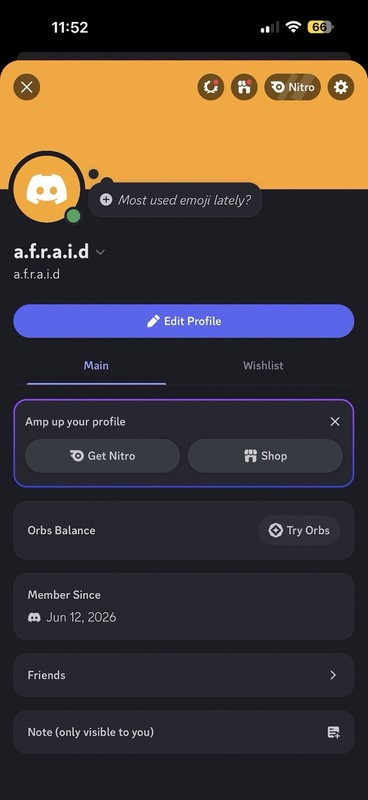 DISCORD USERNAME a.f.r.a.i.d