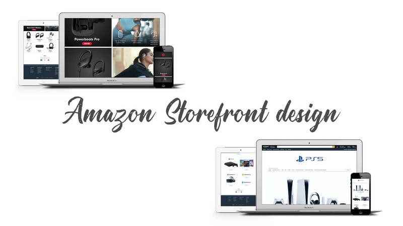 Amazon Storefront Design, website design, Logo design, Banner design for Amazon