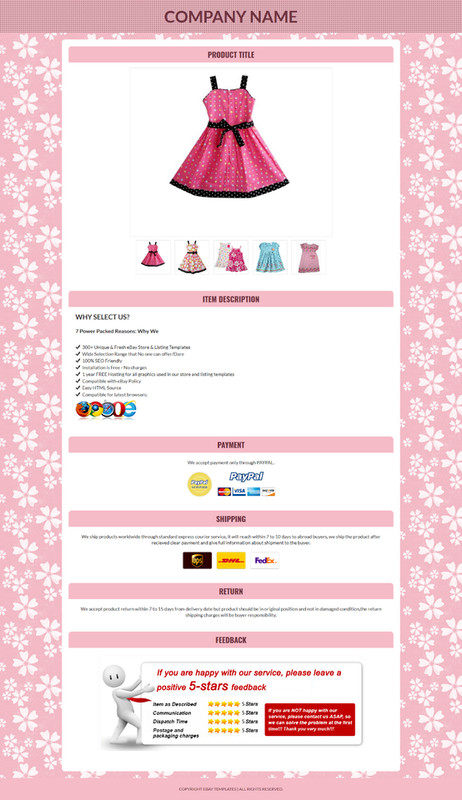 eBay Mobile Responsive Template Auction Listing Professional 2019 http secure