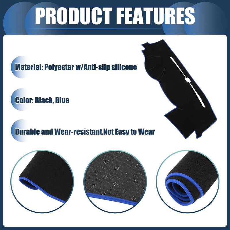 Dash Cover, Center Console Non-Slip Dashboard Carpet Mat for Dodge Durango 20... gallery