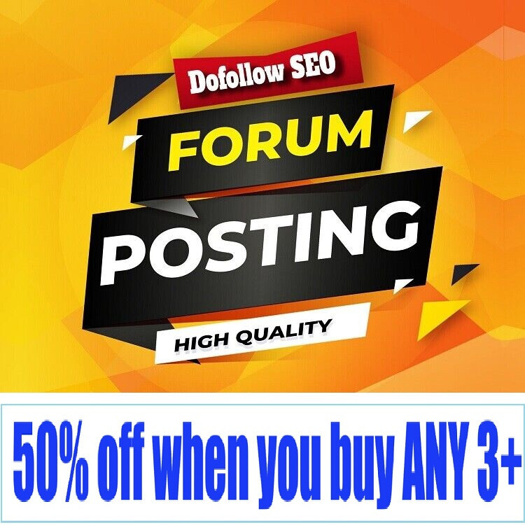 500 SEO Backlinks from Various Online Forums