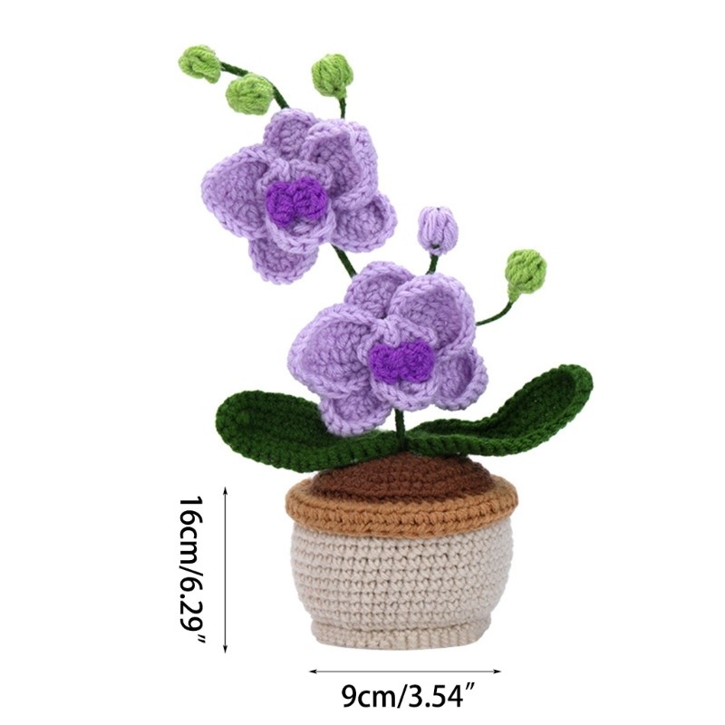 Complete DIY Potted Plant Flower Crochet Kits for Home Decorations Birthday Gift gallery