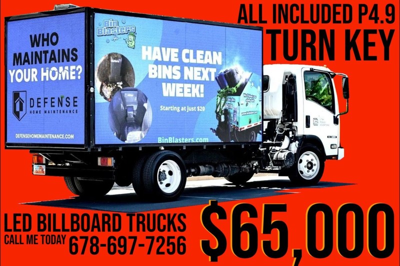 Digital Led billboard Truck, Advertising Truck P4.9 All Weather Proof Turn Key