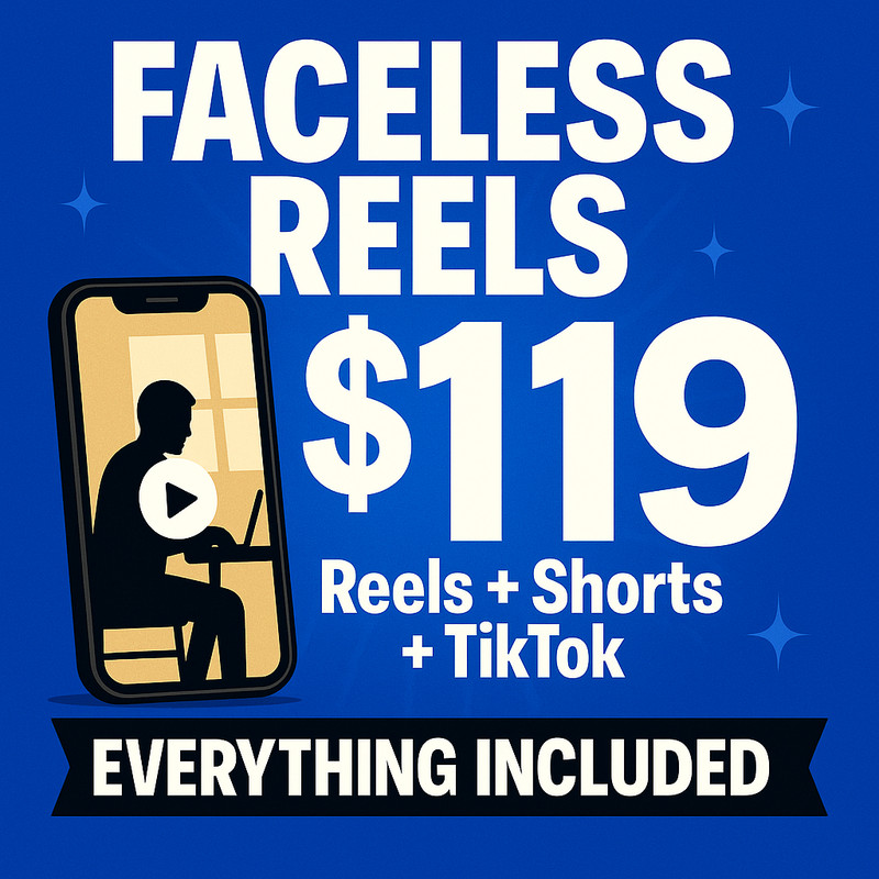 10 Faceless Reels Made For You - Custom Short Videos for Reels Shorts TikTok