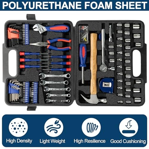 6 Pack Polyurethane Foam Sheets 16x12x1 Inch High Density Packing Cushion Insert gallery