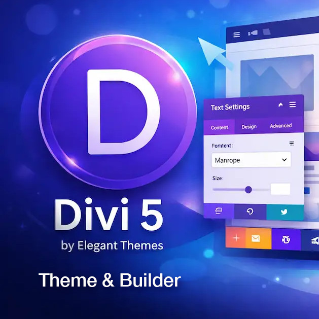 Divi Theme & Builder – Divi 5 | WordPress Theme System | 12 Month Updates | GPL