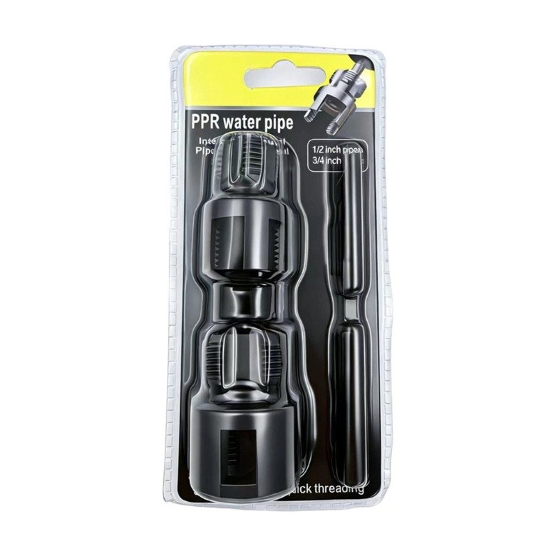 Water Pipe Threading Set 1/2 3/4 Inch Carbon Steel Internal External Tap Die gallery