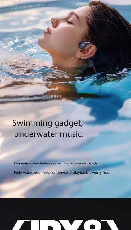 SHEYIN X7 bone conduction Bluetooth headphones, waterproof and sweatproof gallery