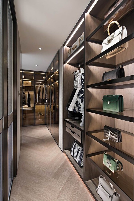 modern and traditional, wardrobe ideas, walk in closets, blending interior color gallery