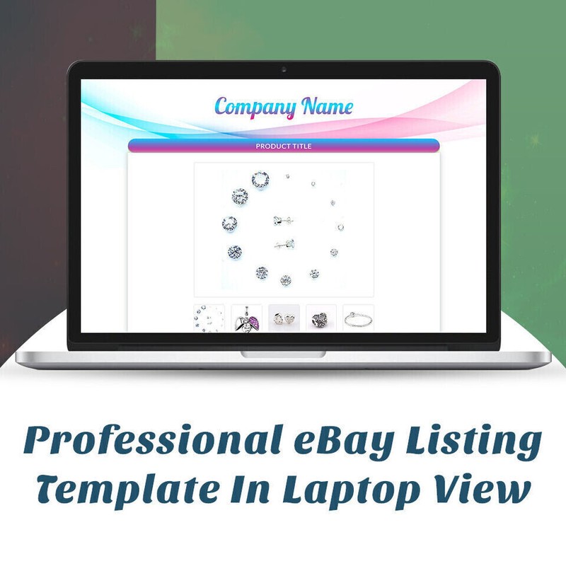 eBay Mobile Responsive eBay Listing Template Auction Template gallery