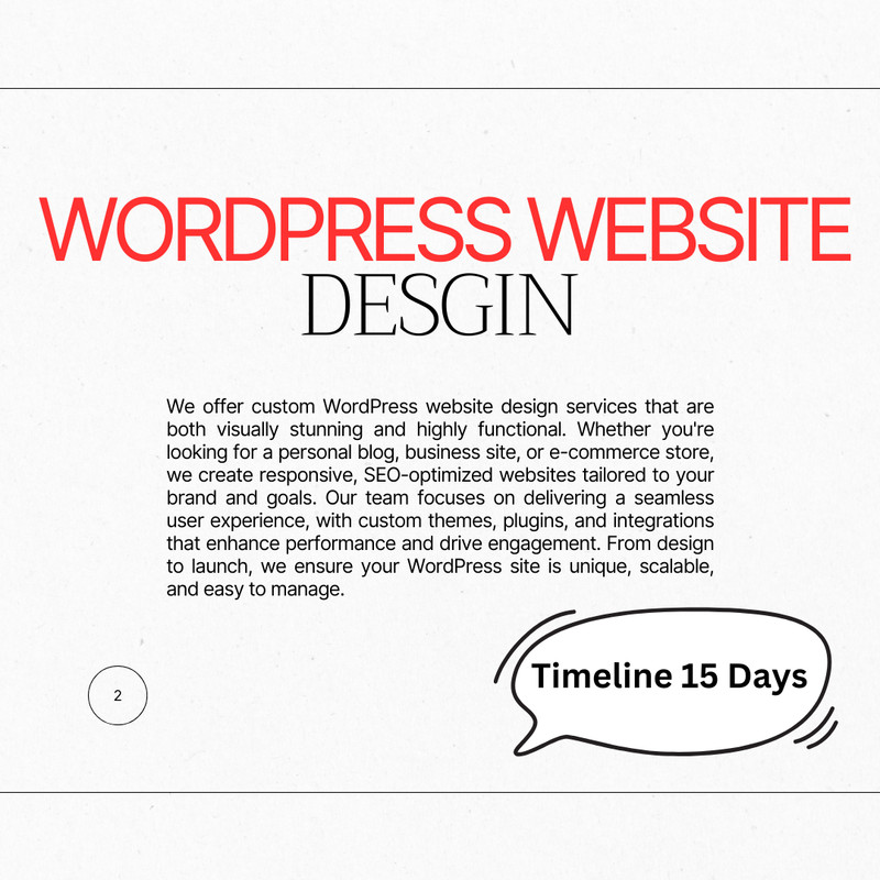 Website Design, Website Design for shopify , Website Design for wordpres gallery