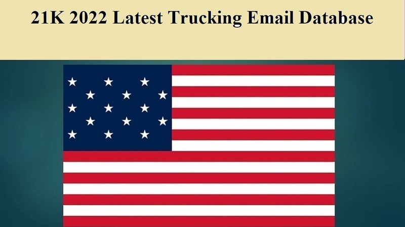 21K 2022 USA Latest Trucking Email Database Sales Leads list Marketing