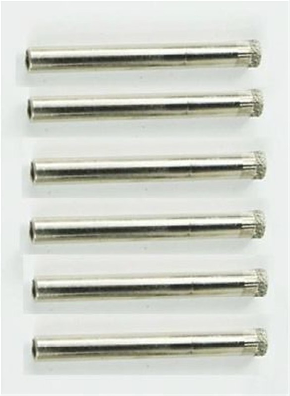 10piece 3mm ( 1/8" inch ) Diamond coated drill bit hole saw core drills M1586 QL gallery