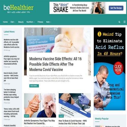 Turnkey Automated Health News WordPress website, Huge Earnings Potential
