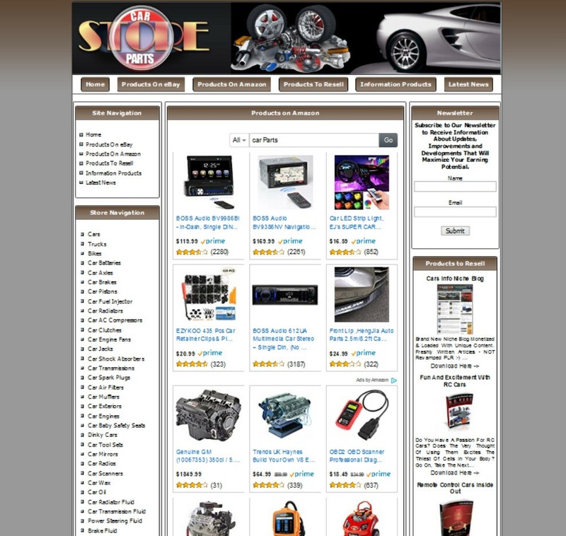 Money Making Online Business. Work at Home, Car Parts Website For Sale. gallery