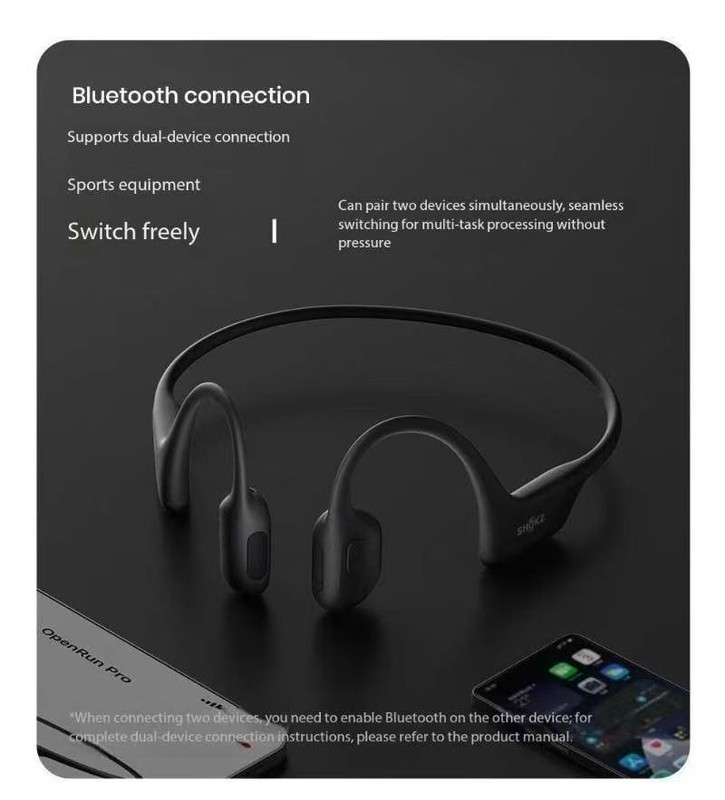 Shokz OpenRun Pro S810 Bone Conduction Bluetooth Earphones gallery