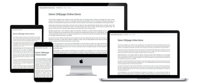 MobiScriptONE - CMS | Generator | Website | HTML | Script | Single User