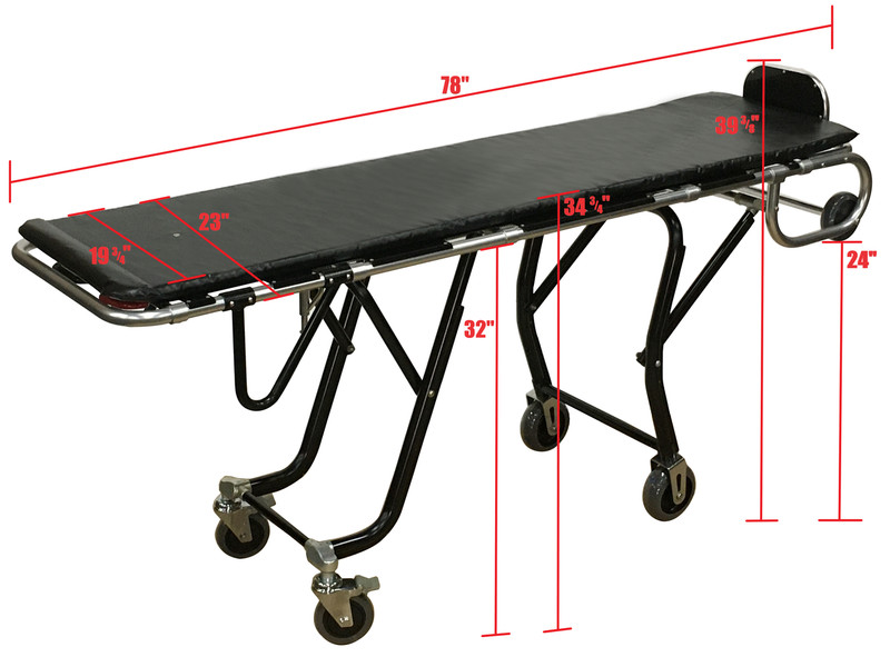 Model F1200 Multi-Level Bariatric Oversized Mortuary Cot Stretcher gallery
