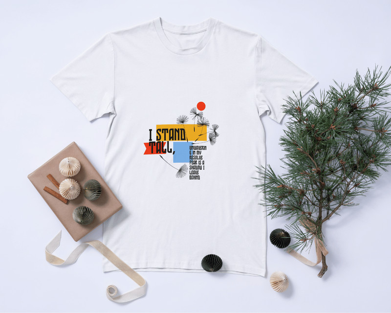 Motivational Sip & Smile Quote T-Shirt Design – Inspirational Digital Download