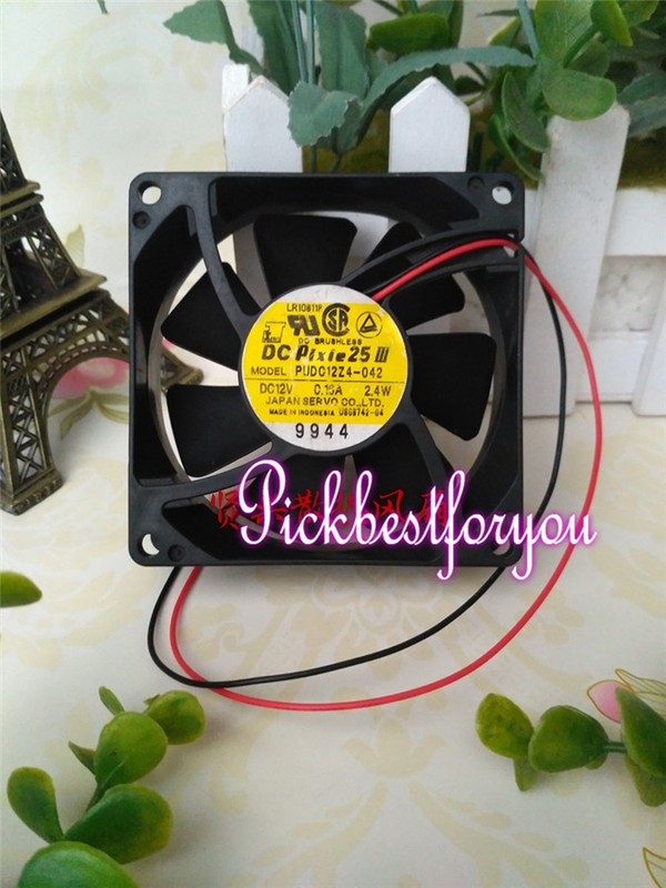 Servo PUDC12Z4-042 12V 0.16A 80*80*25 MM server inverter cooling fan #M4397 QL