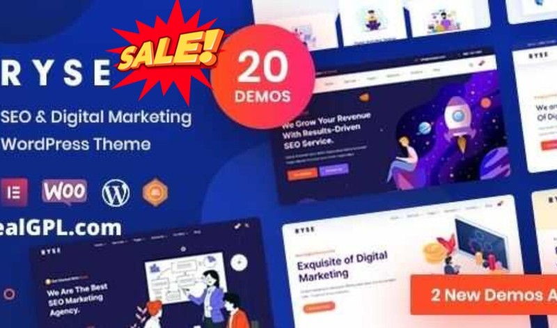 Ryse Theme GPL v4.0 – SEO & Digital Marketing Theme