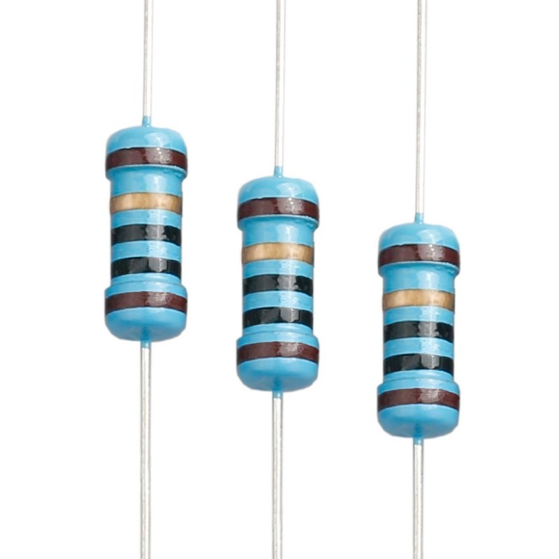 100pcs 10 ohm Resistor 1W, 1 Watt ±1% Tolerance Metal Film Fixed Resistor,
