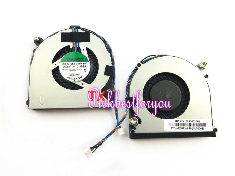 For EG60070S1-C100-S9A 795307-001 HP Laptop CPU cooling fan 4-Wire #M95A QL